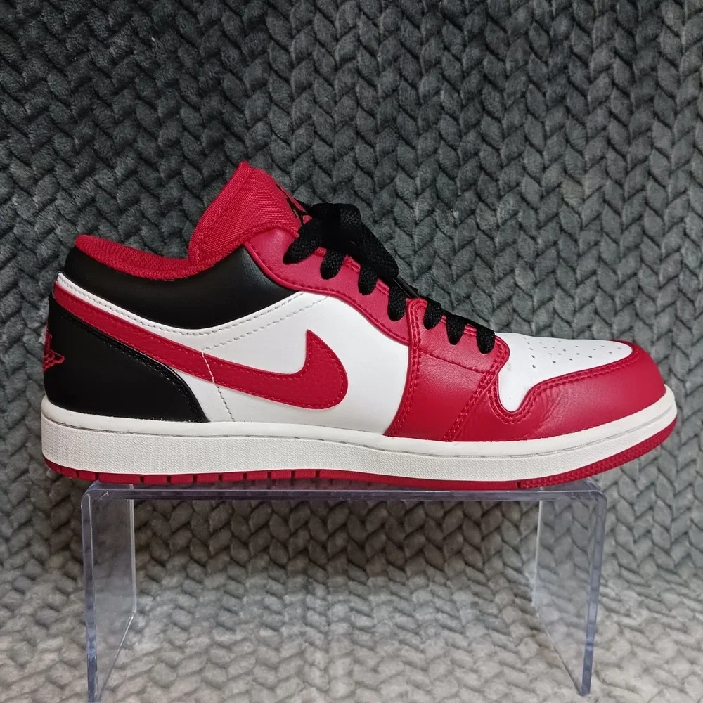 Air Jordan 1 Low Reverse Black Toe Men's Sneakers Shoes Size 8.5
